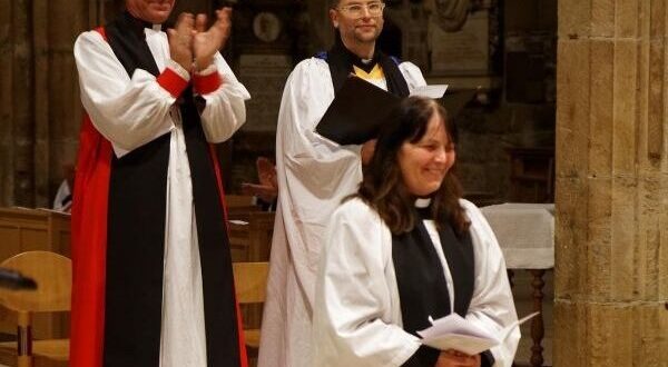 Bishop Pete in cathedral