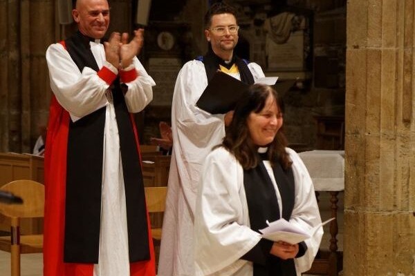 Bishop Pete in cathedral