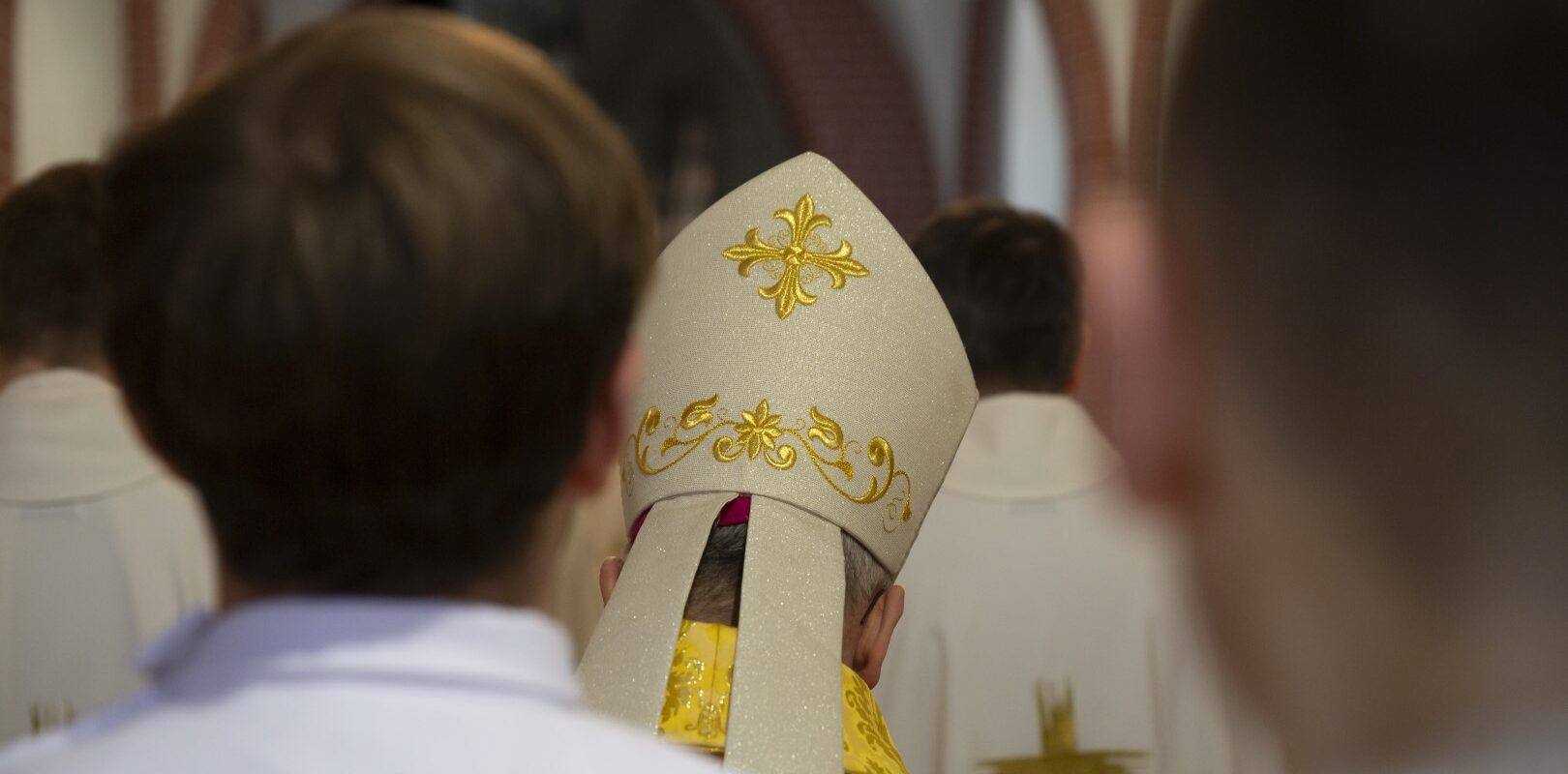 bishop in church