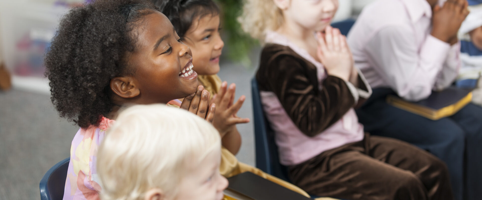 small children in classroom
