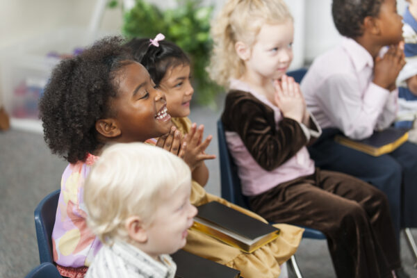 small children in classroom