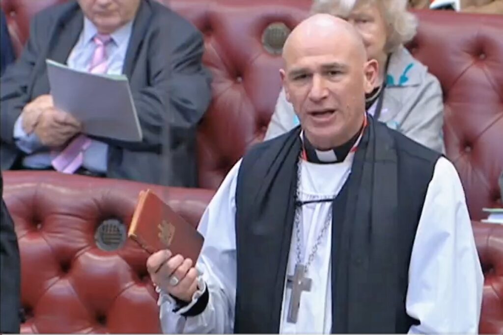 Bishop Pete in House of Lords