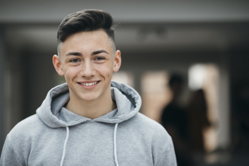 Headshot of a Teenage Boy