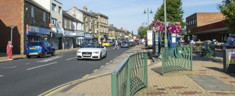 People Shopping in Wombwell High Street, Wombwell, Barnsley, South Yorkshire, England,14th Sept 2019