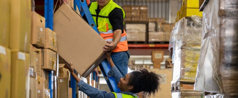 worker working in warehouse