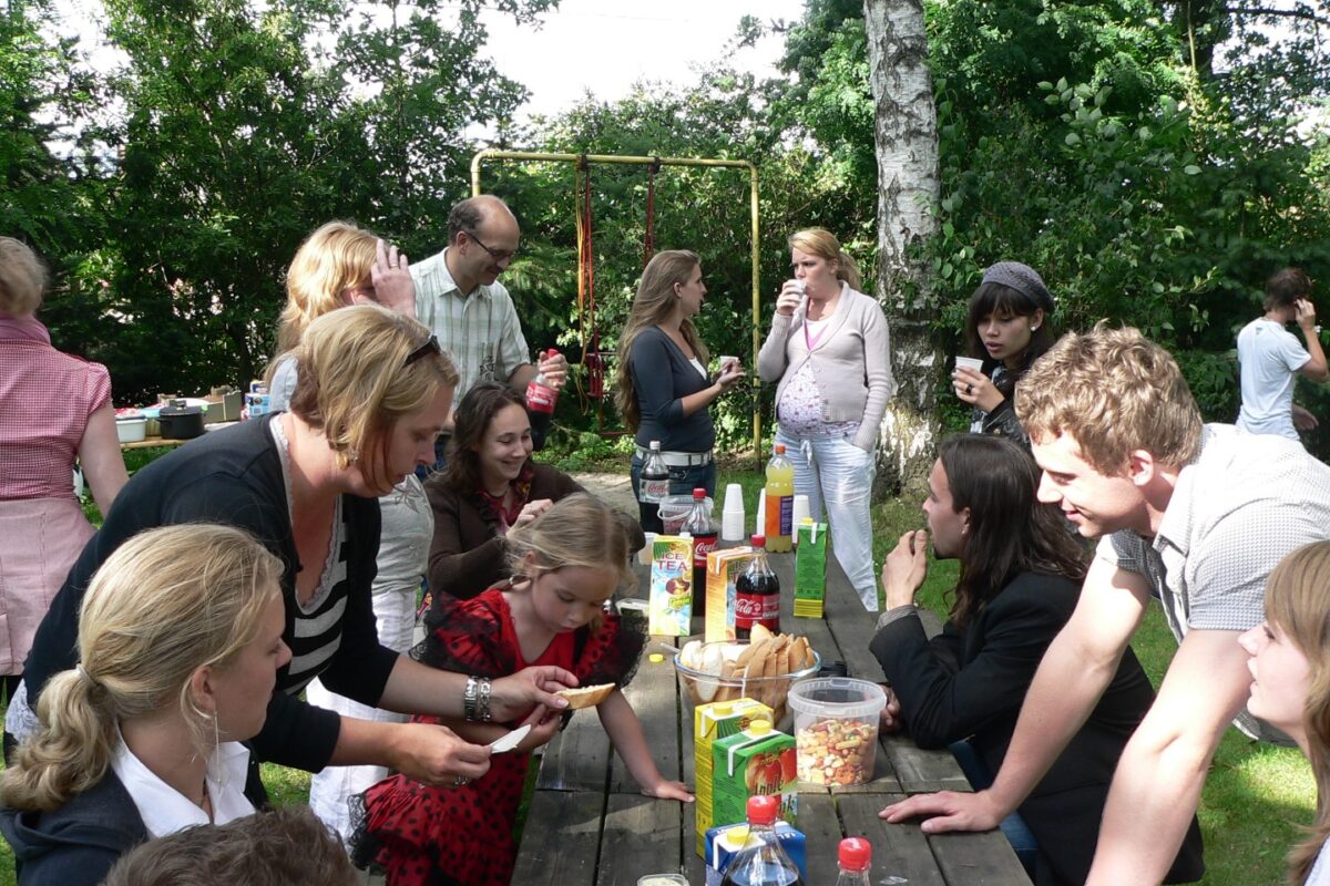 Barbecue event for many different types of people
