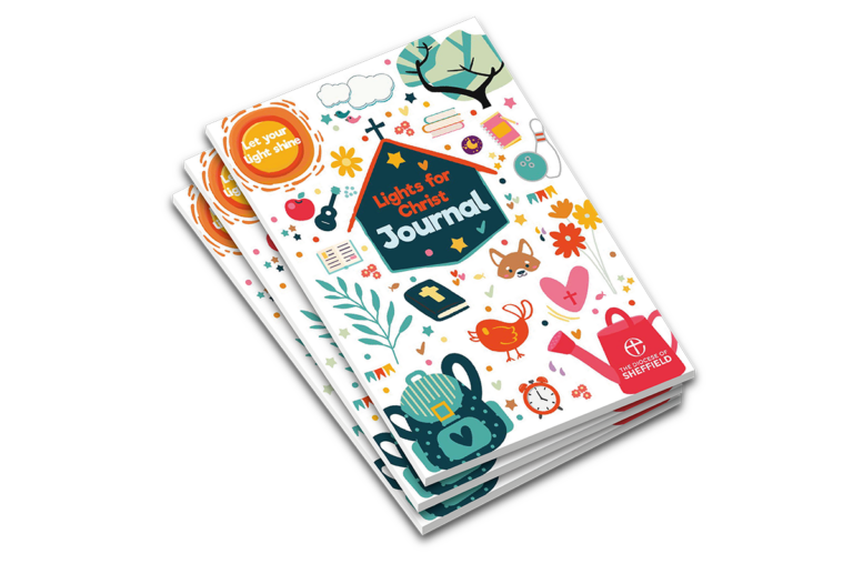 journal mockup stack