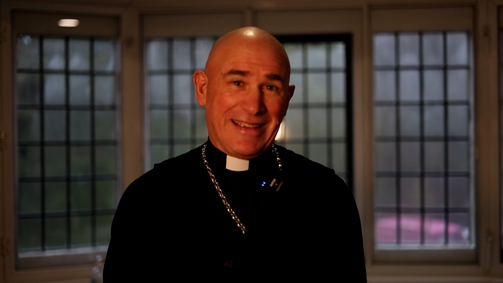 Bishop Pete in his chapel