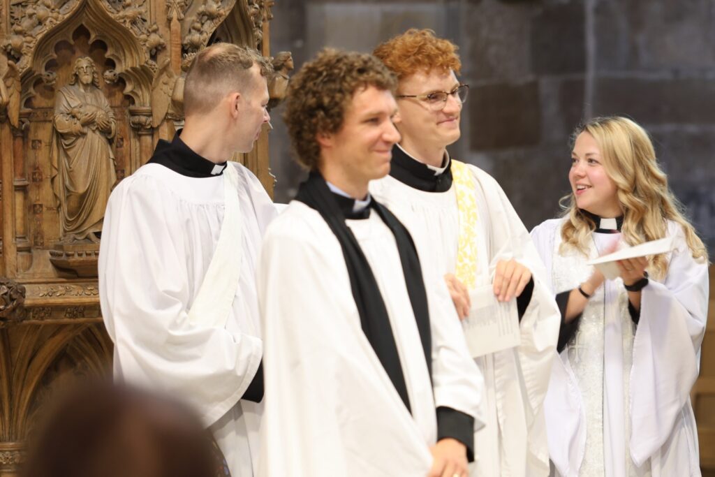 Curates at ordination ceremony