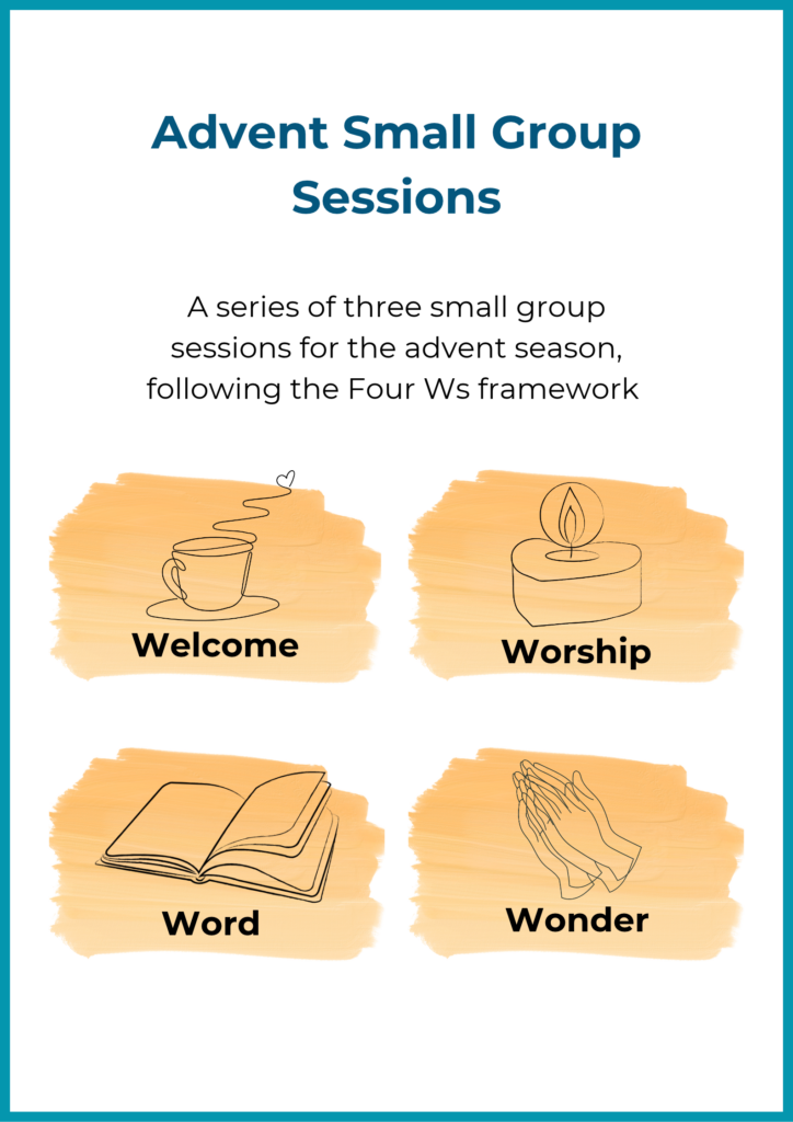 Cover for advent small group sessions
